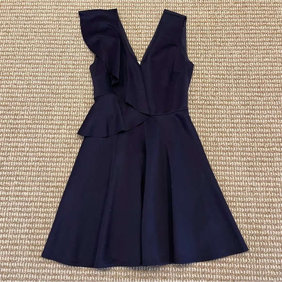 Ted Baker London Lantaa Ruffle Detail Skater Dress 1 Small - Picture 3 of 8